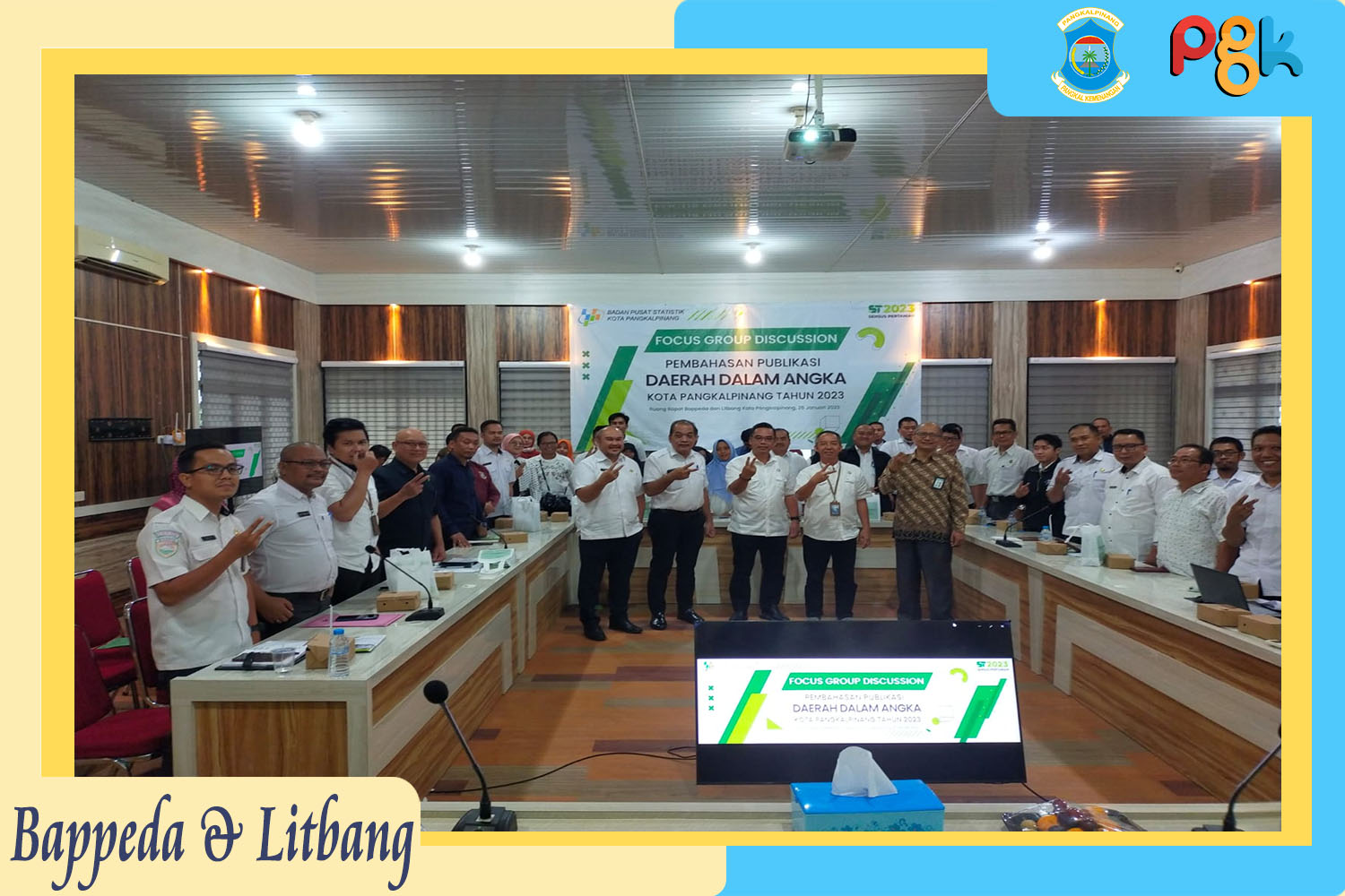 BUKA FGD PUBLIKASI DAERAH, PLT SEKDA: DATA INI SANGATLAH PENTING