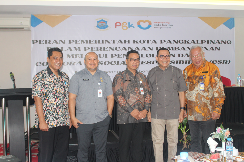 BAPPEDA DAN LITBANG KOTA PANGKALPINANG GELAR RAKOR PERAN PEMKOT RENBANG PENGELOLAAN DANA CSR