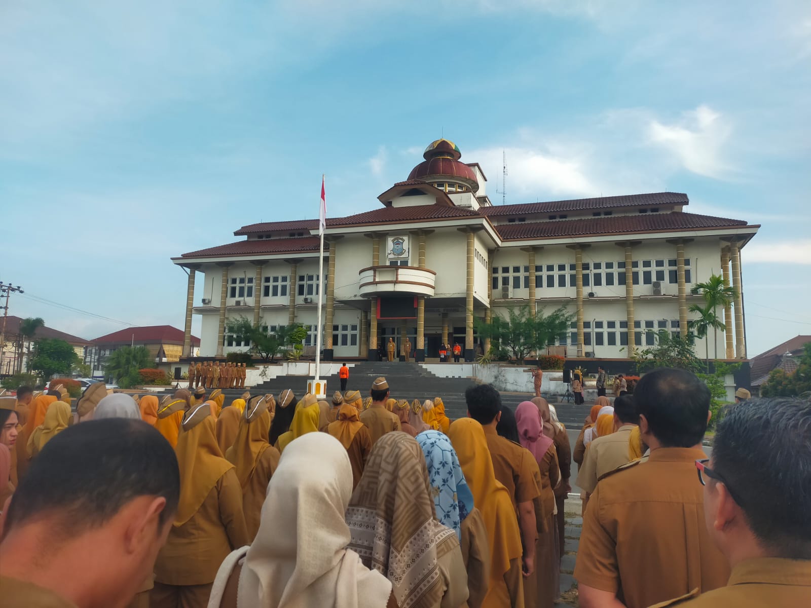 Pegawai Bapperida Pangkal Pinang Ikuti Apel Gabungan Awali Februari