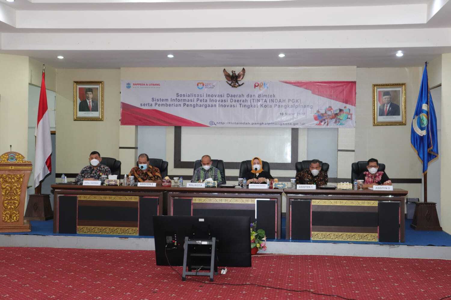Sosialisasi Inovasi Daerah Sistem Informasi Peta Inovasi Daerah (TINTA INDAH PGK)