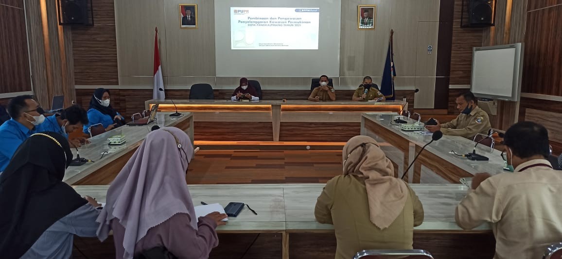 Rapat  Pendampingan Pembinaan dan Pengawasan Penyelenggaraan Kawasan Permukiman Tahun Anggaran 2021